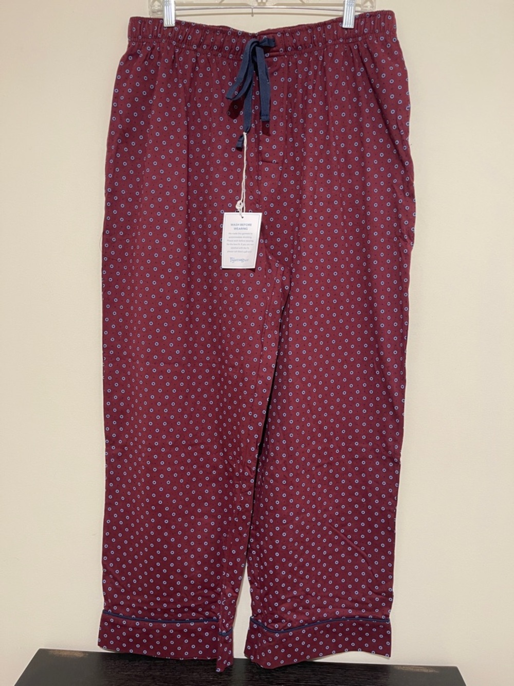 NWT PajamaGram Burgundy Lounge Pants Large